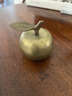 Brass Apple Bell Vintage brass apple Bell